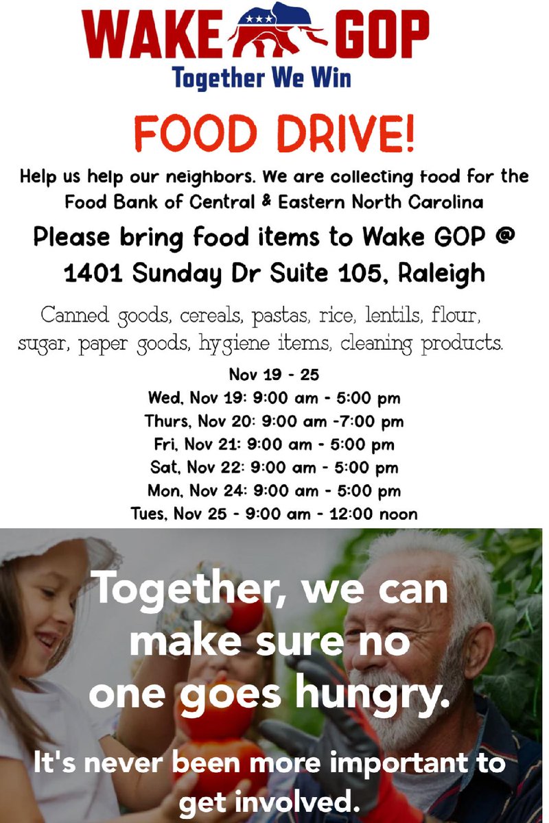 Action Required: Candidate filing opens one week from today! We need NC House, Senate, County Commissioner, Raleigh City Council &amp; Mayor candidates! - mailchi.mp/wakegop/help-s…