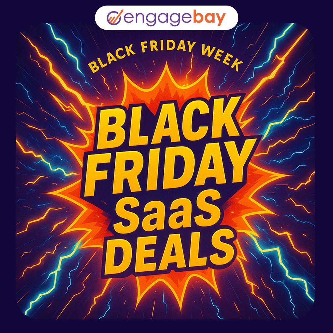 engagebay's tweet image. 🚨 Black Friday SaaS week = NOW LIVE.

- Forget flash sales.
- Forget sneakers.
- This is software that scales—and it’s 70% off.

Tools you’ll use for years… priced for days. Don’t miss the madness!

👉 Grab the top BFCM SaaS deals:
engagebay.com/blog/black-fri…
