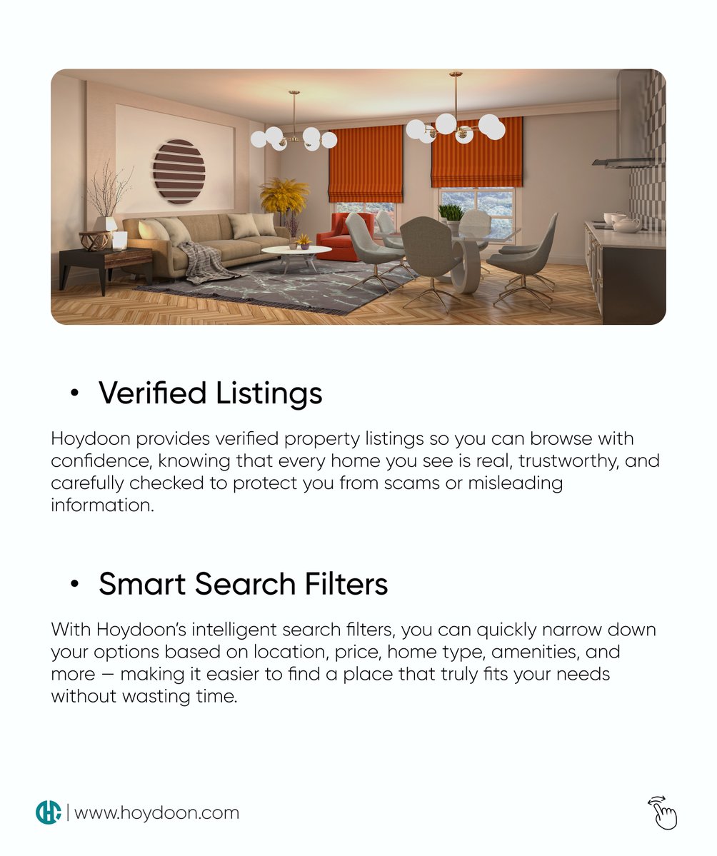 hoydoon_'s tweet image. Finding a home should be simple — that’s why we built Hoydoon.
Verified listings. Smart search. Secure chat. Real-time alerts.
Your home journey, made smarter. 🏡💚
#Hoydoon #RealEstate #PropTech #ComingSoon
