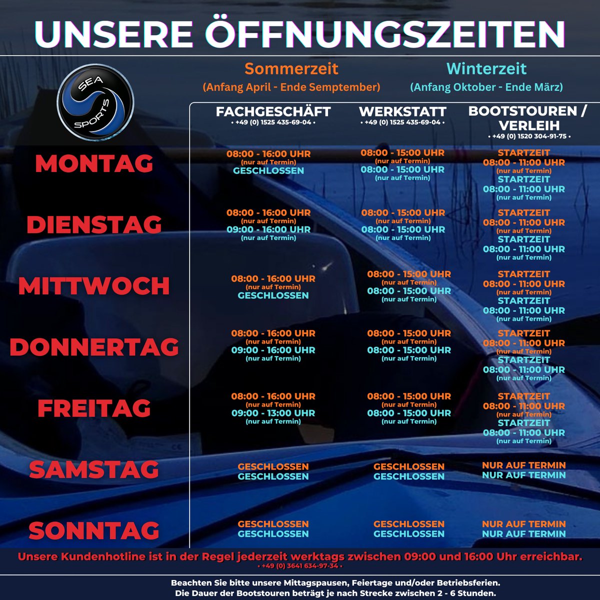 Bootsverleih & Ersatzteilhändler Jena tweet media