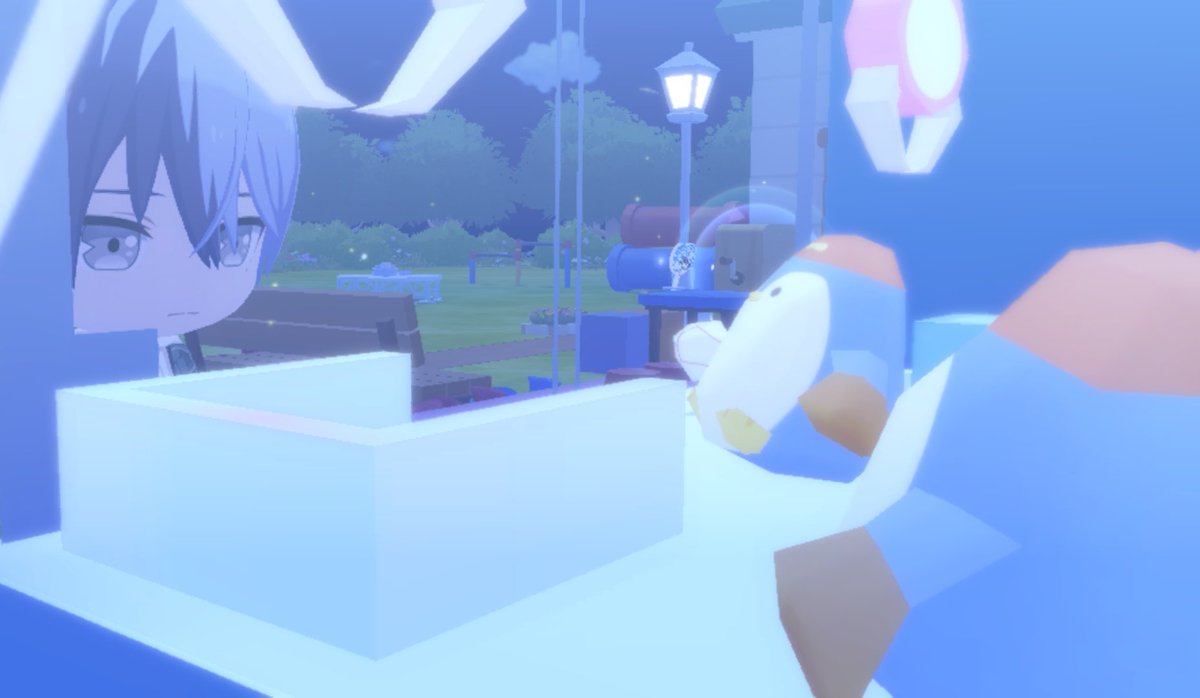 천 년 동안 덕을 쌓아야 볼 수 있다는 '인형 뽑기 실패한 토우야'입니다.