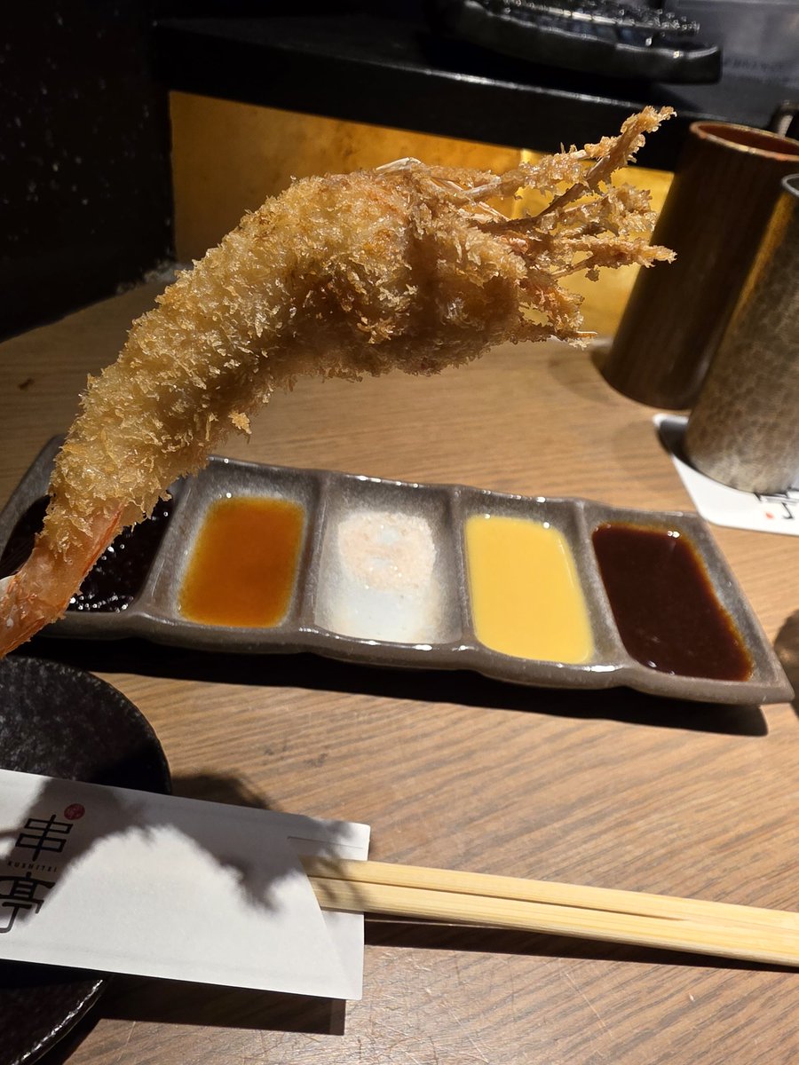 cocoa__yu's tweet image. みなとみらいの串揚げ