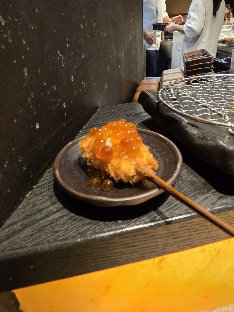 cocoa__yu's tweet image. みなとみらいの串揚げ