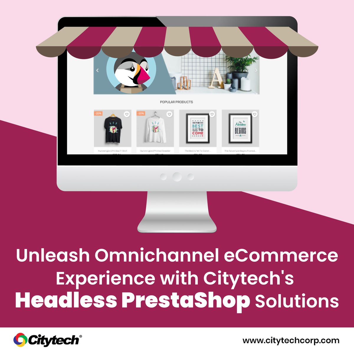 citytechsoft's tweet image. Our #headless PrestaShop architecture enables complete #OmnichannelCommerce powered by a single #PrestaShop backend. @citytechsoft builds scalable, #headlessstorefronts while preserving your existing modules and catalogs. 
citytechcorp.com/contact-us/
#headlesscommerce #apifirst #pwa