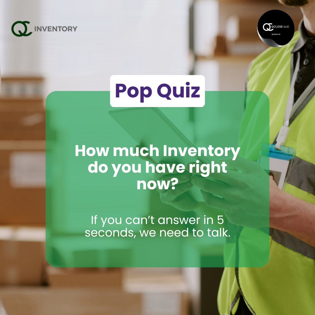 How much inventory do you have right now?
If your answer takes longer than 5 seconds… that’s a problem. 
Real-time visibility = fewer losses + faster decisions + happier customers.
And yes, you can manage it all from your phone.

DM “INVENTORY” for a free demo.