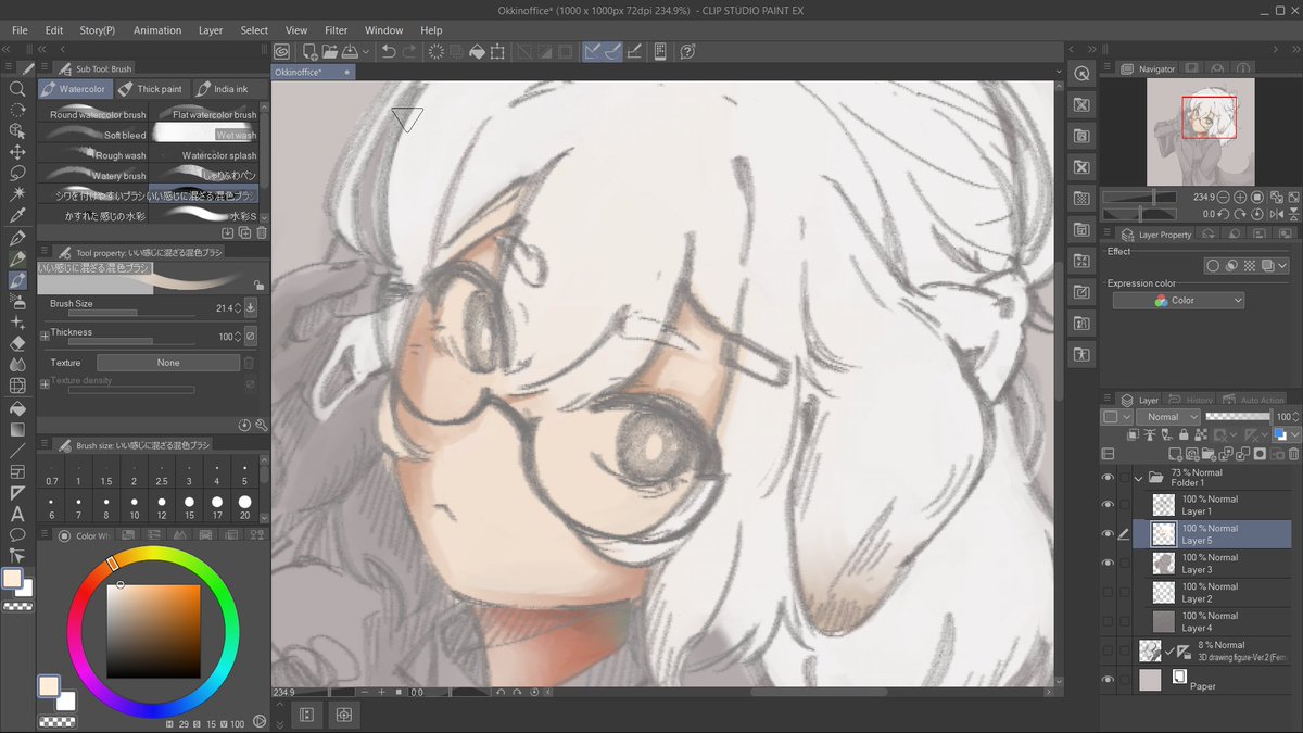 Okkindesu's tweet photo. Wip #digitalart #ocart #CLIPSTUDIO https://t.co/JlJLirbqEr