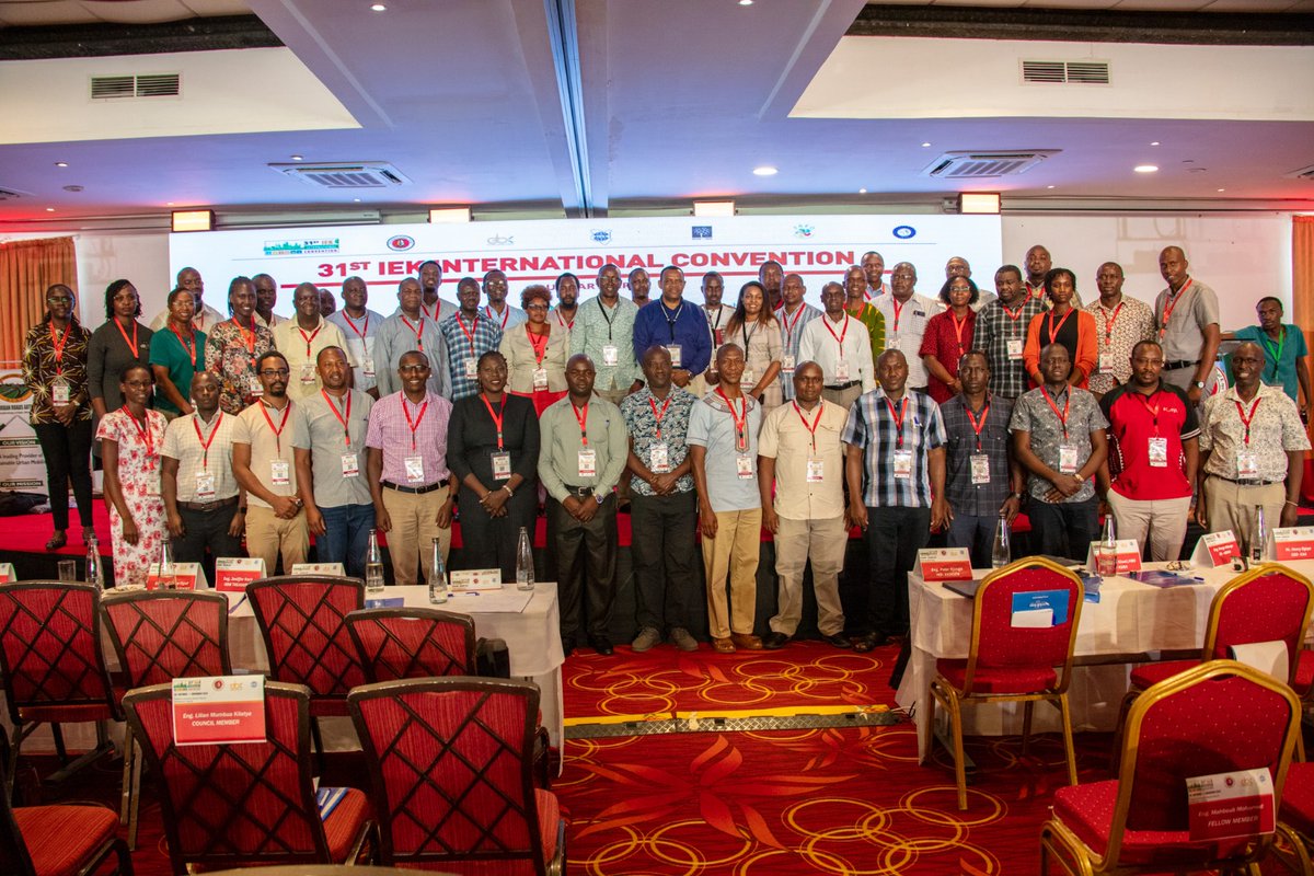KenGenMDandCEO's tweet image. .@TheIEK 32nd International Convention is here under the bold theme: “Engineering the Future: The road map for Kenya”.

To my fellow engineers, let this be a week of realigning engineering practices and policy with Kenya’s development. 
#JenGaKenGen
#EngineeringtheFuture
