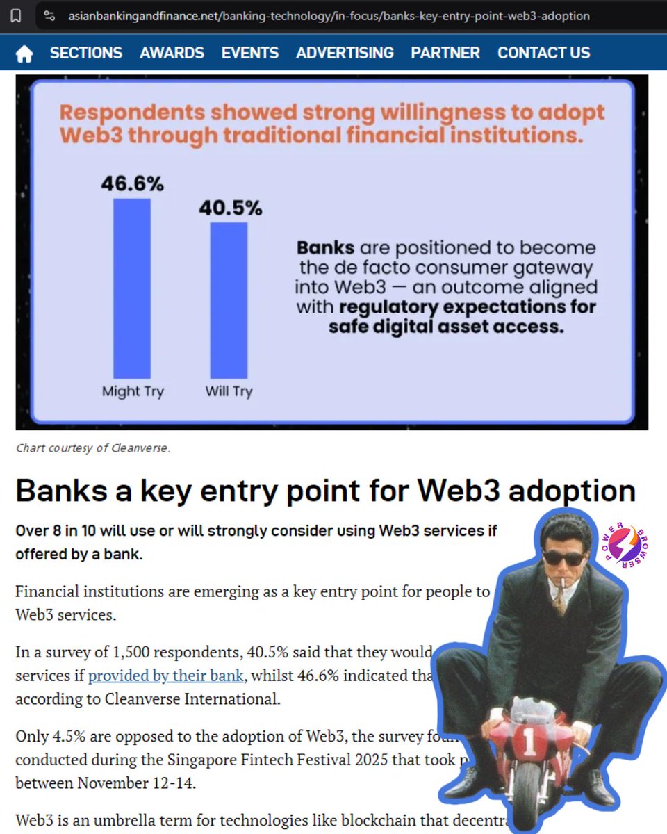 PowerBrowser's tweet image. Ready for Web3? Make sure your browser is.

#PowerBrowser #bank #Web3 #FutureFinance #Secure #NoTracking #DataProtection #SafeBrowsing #DigitalPrivacy #Tech