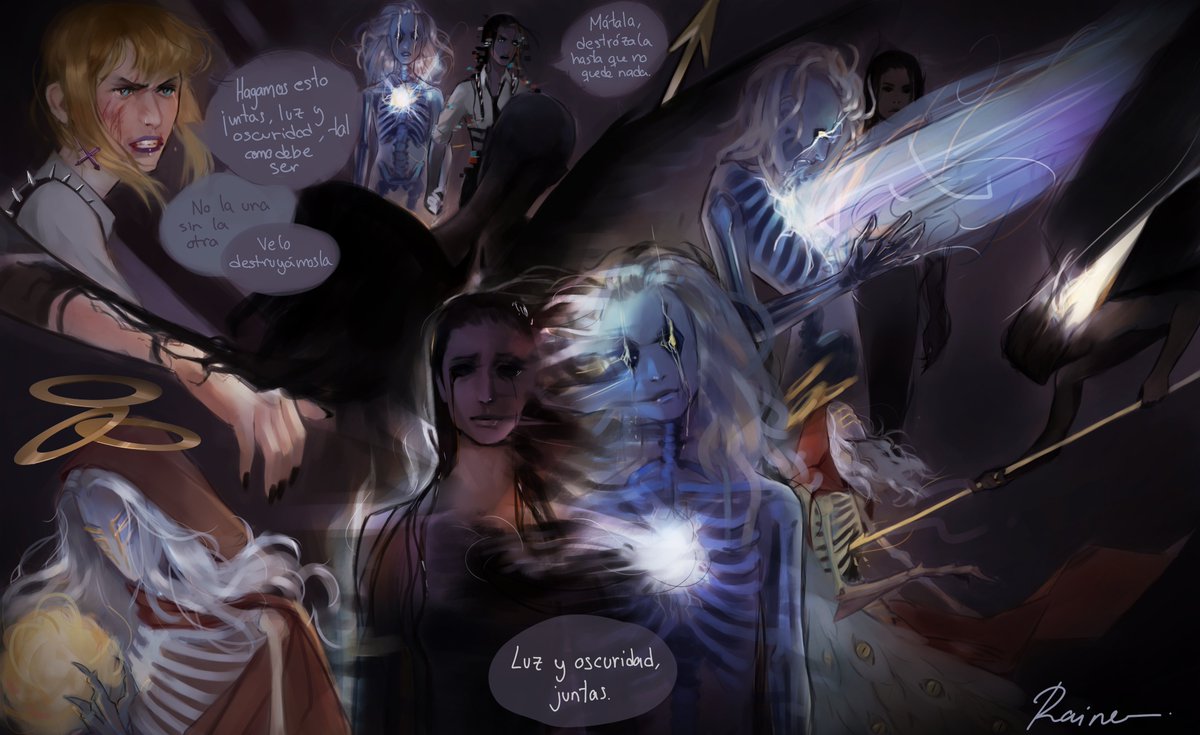 Después de mucha espera os traigo el Velora ❤️‍🩹

Es lo más ambicioso que he hecho desde que empecé a hacer ilustraciones en el fandom y estoy super nervioso por subirlo 😵‍💫

Muchas gracias a todas por darnos estos años tan bonitos de #adom 
<a href="/Christerva/">Cristina Peña 🎙️ | Christerva 🌙🎃🎲</a> <a href="/Nakkuchan/">Nakkuchan #ExodoDeLosDragones</a> <a href="/Reah_Ofi/">Reah🐥 #AmorDeOtroMundo❤️🐙</a> #adoma