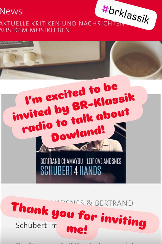 luteweb's tweet photo. Very excited to be asked to chat about John Dowland on BR-Klassic radio next year! 🥳 Catch up with my Dowland Diaries 👉https://t.co/1TrJTTMufJ #brklassik https://t.co/Yqd5nvkVZm