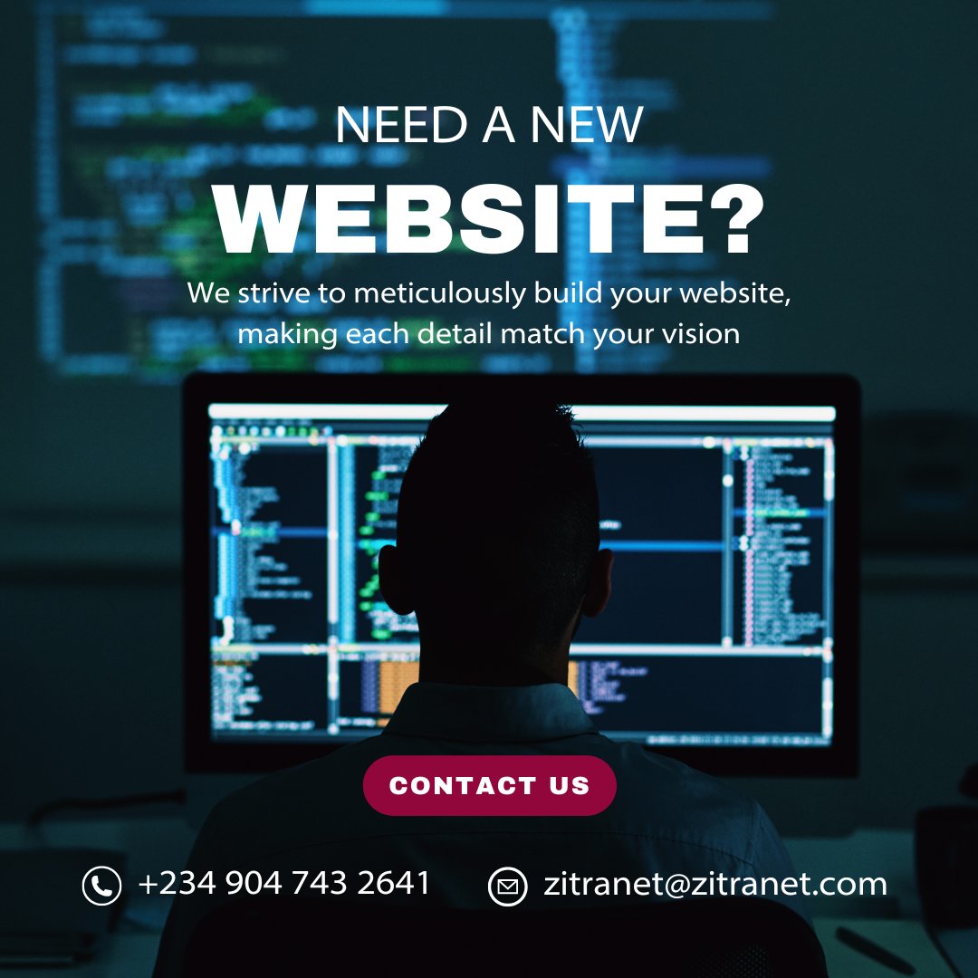 Zitranet_Tech's tweet image. Every business deserves a strong online presence. With our smart digital solutions, your website isn’t just a site, it’s a tool for visibility, credibility, and growth.

#Zitranet #Zitrabot #DigitalSolutions #WebsiteMatters #BusinessGrowth #OnlinePresence