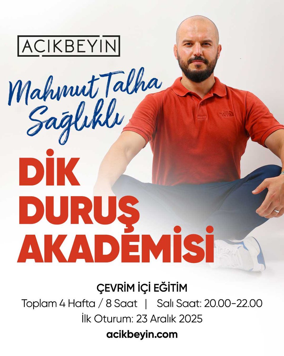 AcikBeyinEgitim's tweet image. Dik Duruş Akademisi-23.12.25

Detaylı bilgi ve kayıt:

acikbeyin.com/egitim/dik-dur…