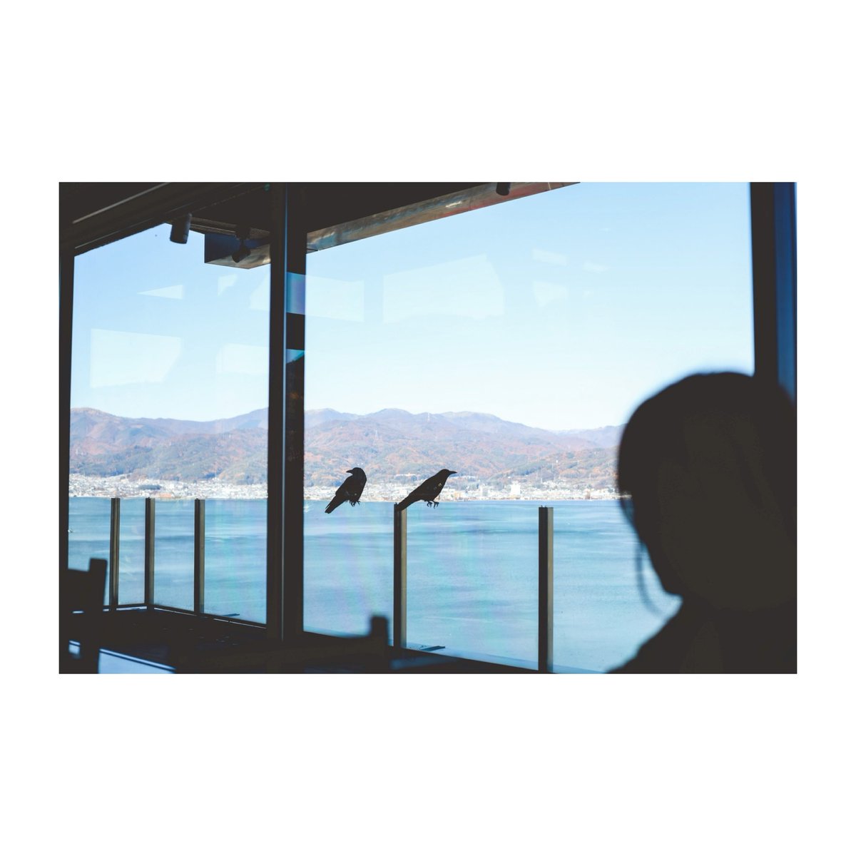 諏訪富士 諏訪湖 #諏訪湖SA #富士山