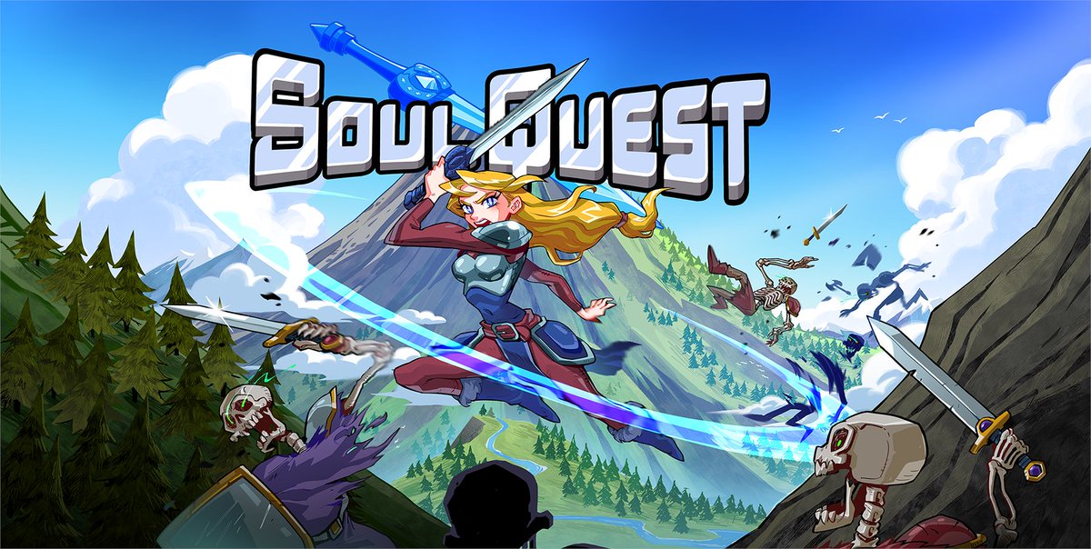 eliz0r's tweet image. I&apos;m excited to reveal another Key Art &amp;amp; Steam Capsule I&apos;ve created, this time for the game SoulQuest ⚔️

#IndieGame #KeyArt #Action #Adventure #SteamCapsule #HackandSlash