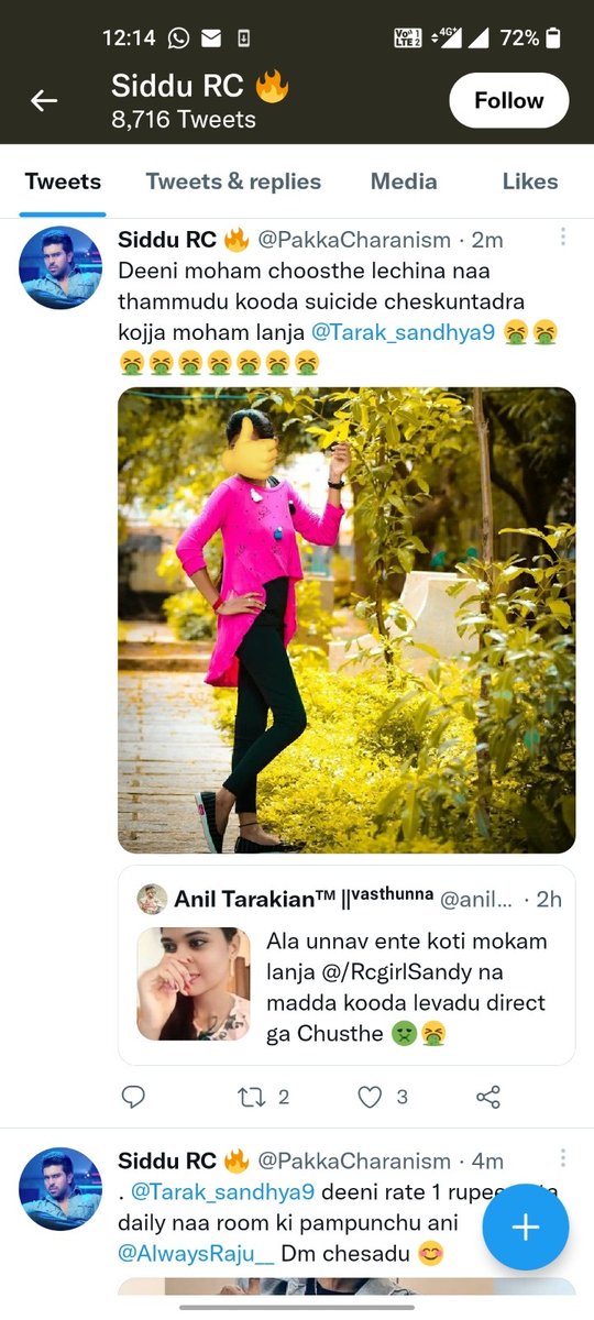 SatyaMLA9999's tweet image. Orey pichi pukoda movie ki politics ki entra link burra thakkuva yedava 

Em mi party lo Andaru pathi ginjalu unaru anukutunava 

@PJRaghuRanjith deniki answer cheppakapothey kojja ani pilusta ninnu ni hero ni kuda