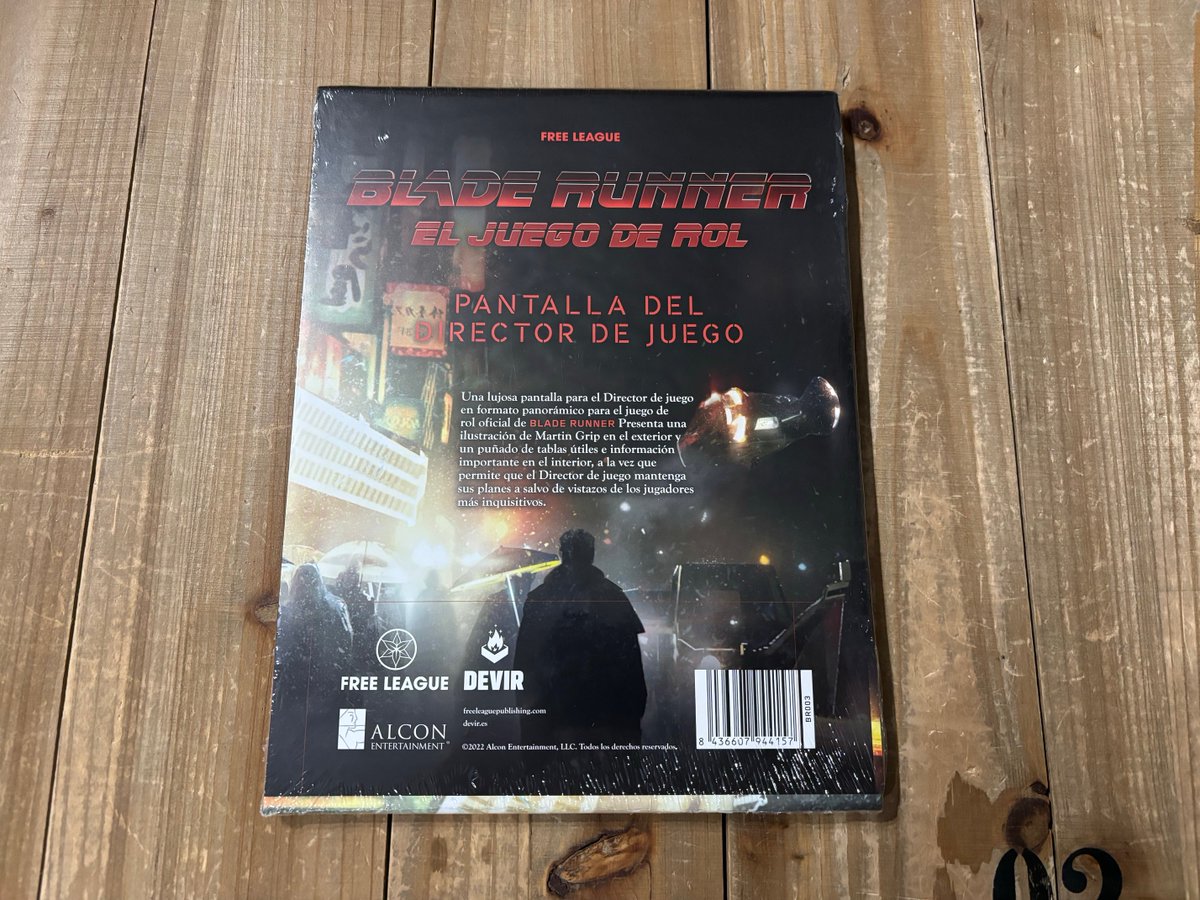 jariegocollects's tweet image. Blade Runner, el #juegoderol @DevirIberia 

Línea de juego en nuestra web:
jariegoscollections.com/collections/bl…

#bladerunner #scifi #rol #muchorol #noir #collectors