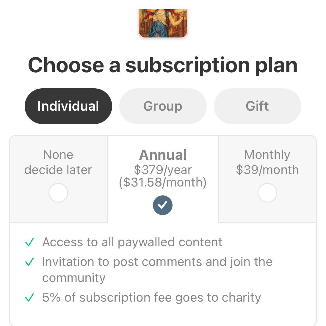 Michael Burry在关闭他的Scion Asset Management业务后，推出了付费订阅“Cassandra Unchained”。订阅价格为每年379美元或每月39美元。

最开始我看X上说他准备不干基金改卖课了我还以为是开玩笑呢，现在一看，我的天，一年379美元，订一个“Sell”吗？