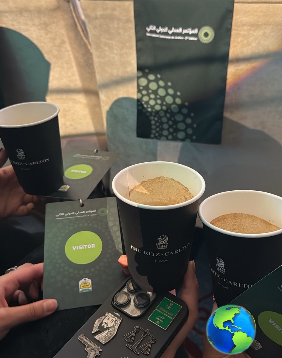 سُعدت اليوم بحضور #المؤتمر_العدلي_الدولي_الثاني 
المنعقد برعاية سمو ولي العهد الأمير محمد بن سلمان حفظه الله ، وسط حضور عالمي لنُخبة من المختصين في المجال القانوني❣️