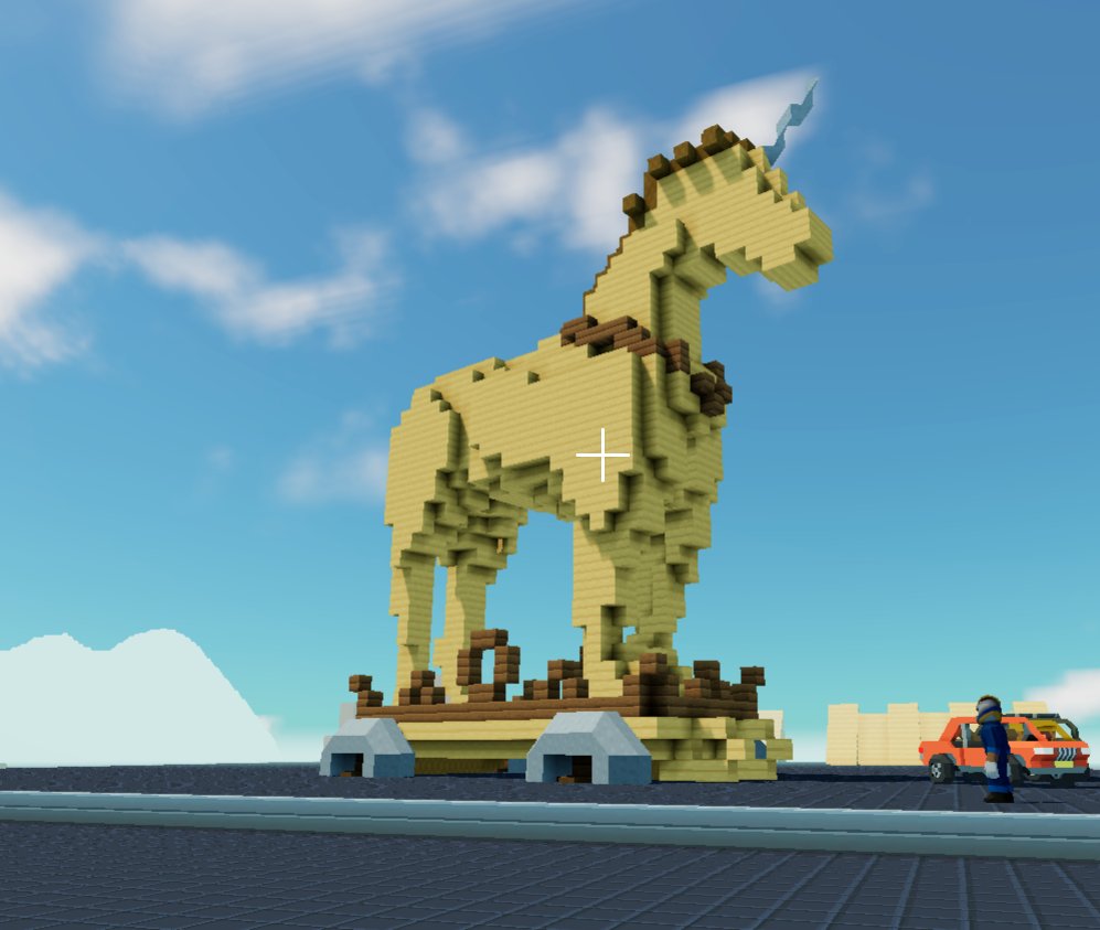 JamangoGame's tweet image. make your own car challenge is producing some fine looking vehicles in Jamango! right now - all built in game using blocks, props and traits 👌 #gamedev