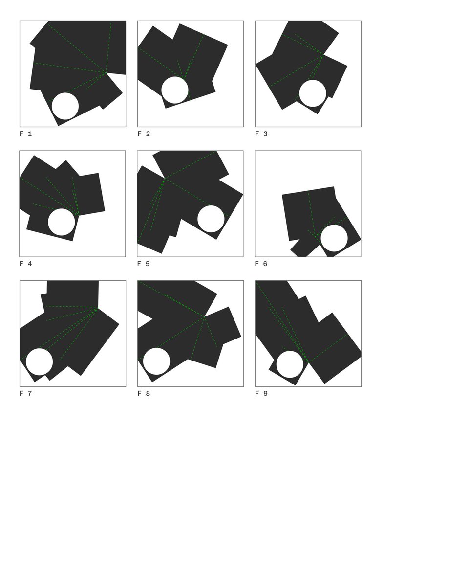 AminNajafi's tweet image. These forms are designed for a Web3 AI agent visual identity, fully generated using #p5js .