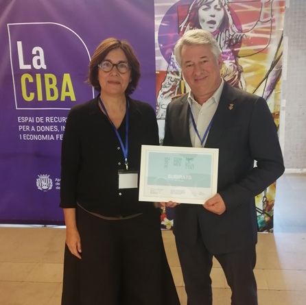 🟣 L'<a href="/Aj_Subirats/">Ajuntament Subirats</a> obté la Certificació #SGCITY5050 pel seu compromís amb la #Igualtat 

🟣<a href="/maciasmarta/">Macius</a> va lliurar el Distintiu a l'alcalde, Jaume Domenech, en el marc de la celebració del V Fòrum de Muncipis Compromesos amb la Igualtat. 

🏛️Amb la col·laboració de l'<a href="/ACMunicipis/">Associació Catalana de Municipis</a>