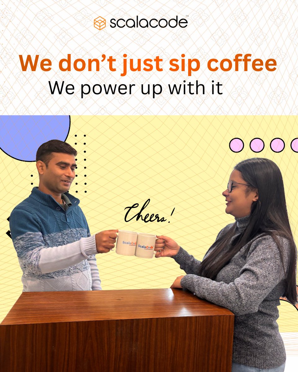 scala_code's tweet image. Mondays feel different when your workplace blends ideas, energy, and togetherness.

Here’s to a week of creating, connecting, and growing.

#MondayMotivation #WorkLife #TeamCulture #Scalacode