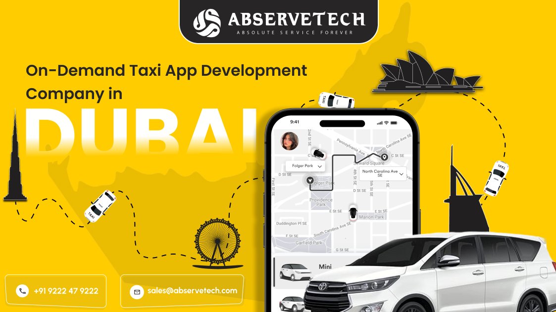 abservetech's tweet image. 🚖 On-Demand Taxi App Development in Dubai
Dubai is a hub for smart and digital transportation. 

Get a Free Demo 
📞: +91 9222 47 9222

#TaxiAppDevelopment #OnDemandApps 
#Abservetech #TaxiBusinessGrowth #uae #usa #uk  #canada #australia #singapore #france #germany   #nigeria