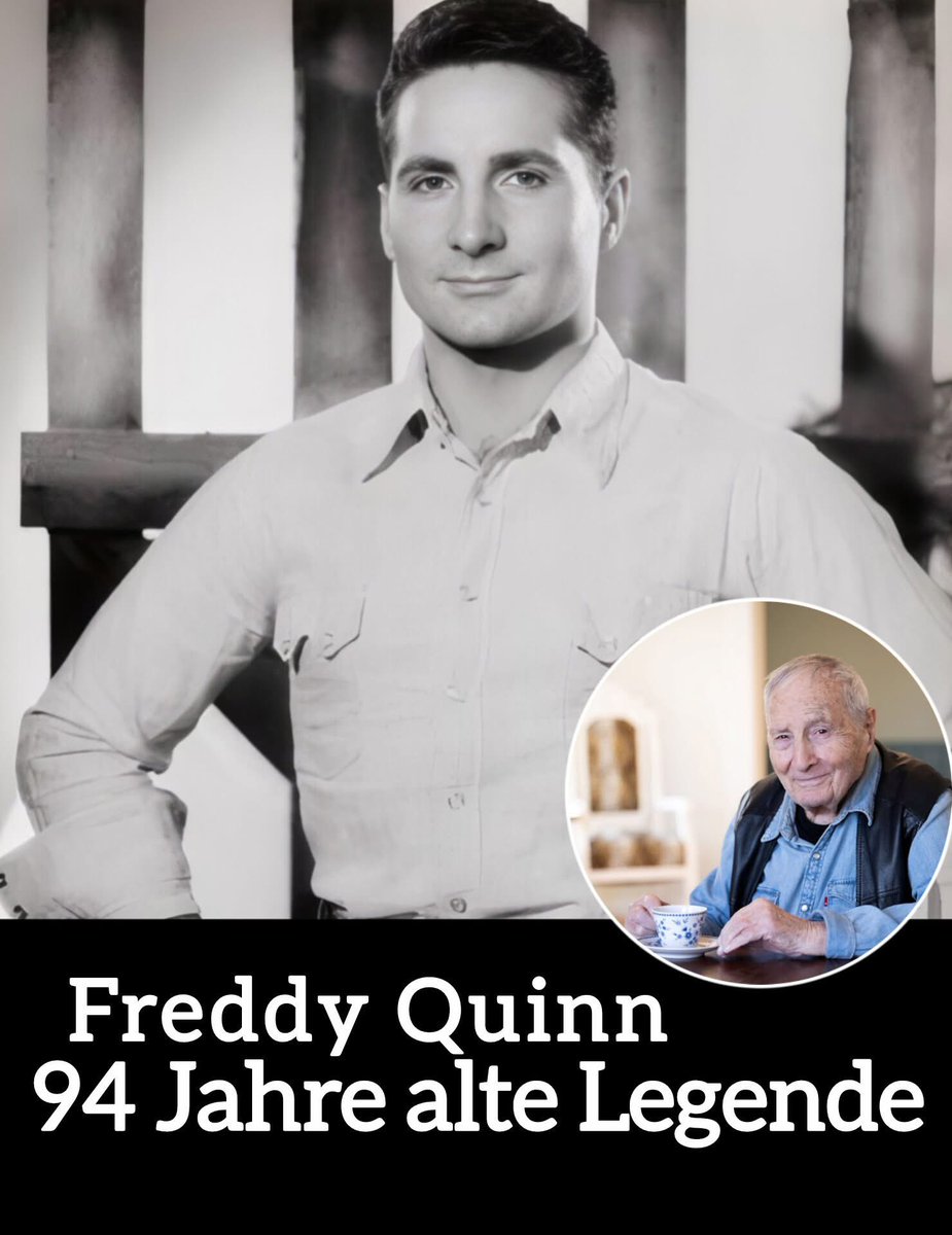 Freddy Quinn, geboren am 27. September 1931 in Wien, Österreich, ist ein legendärer österreichisch-deutscher Sänger, Schauspieler und Entertainer und ist 2025 94 Jahre alt. In den 1950er- und 1960er-Jahren erlangte er große Bekanntheit mit Hits wie „Junge, komm bald wieder“,