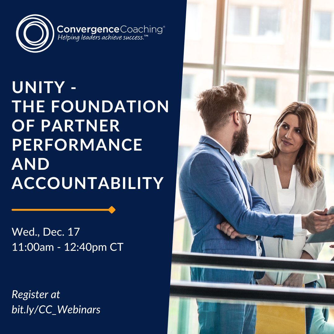 JenLeeWilson's tweet image. Learn how a “one-firm” culture boosts accountability and strategic execution in our Dec. 17 webinar. Unity – The Foundation of Partner Performance and Accountability runs 11:00 AM–12:40 PM CT. Register: ow.ly/6N5p50XuVkB