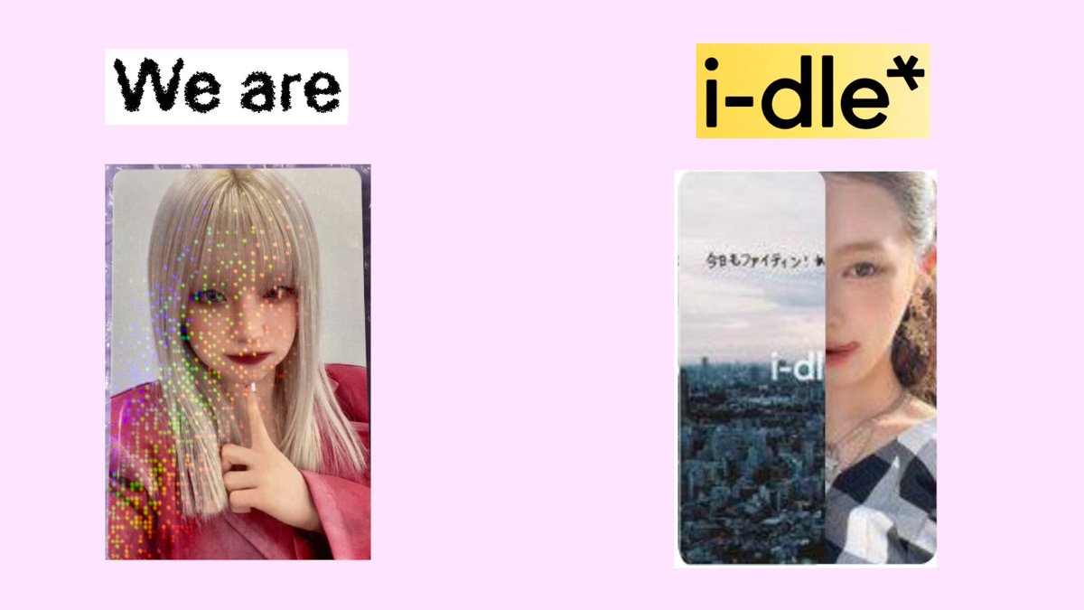 i-dle idle 아이들 アイドゥル トレカ 特典 交換 ミヨン ミンニ ソヨン