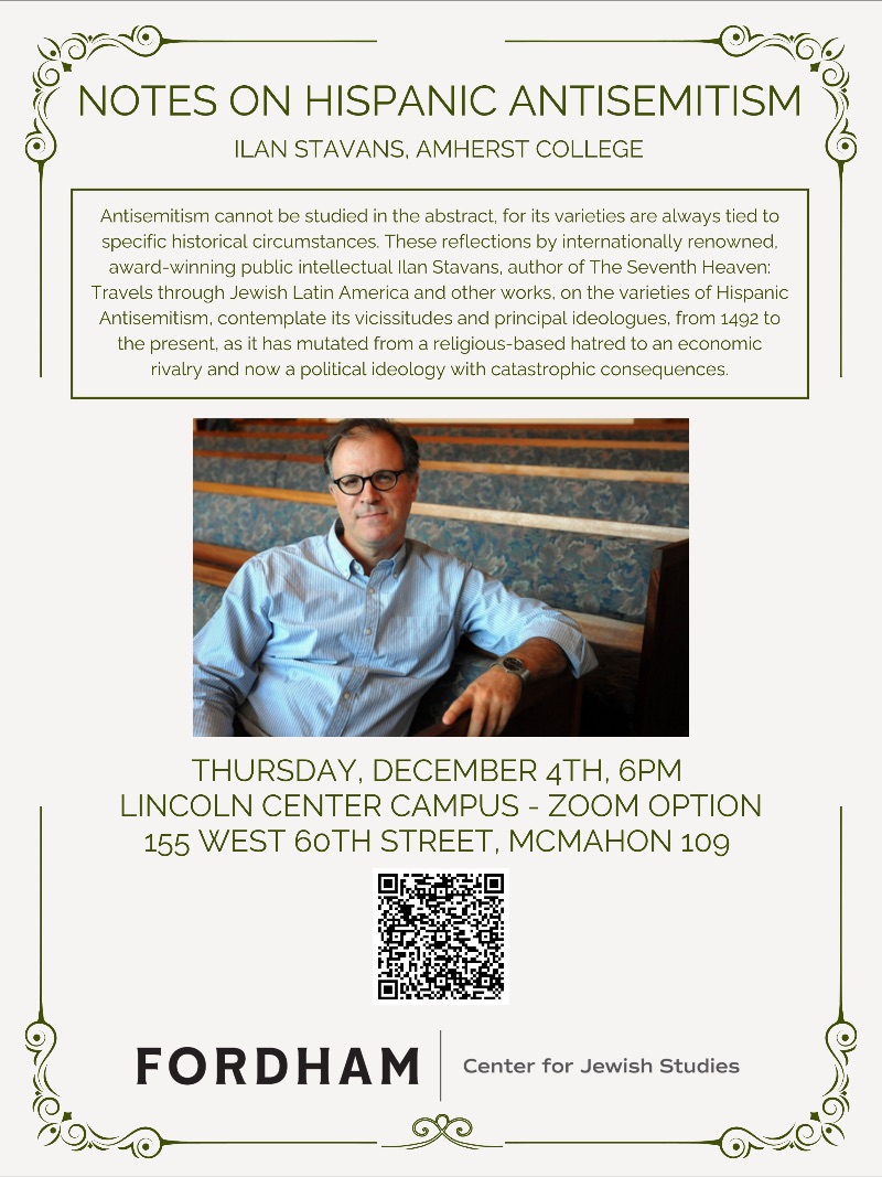 Center for Jewish Studies at Fordham tweet media