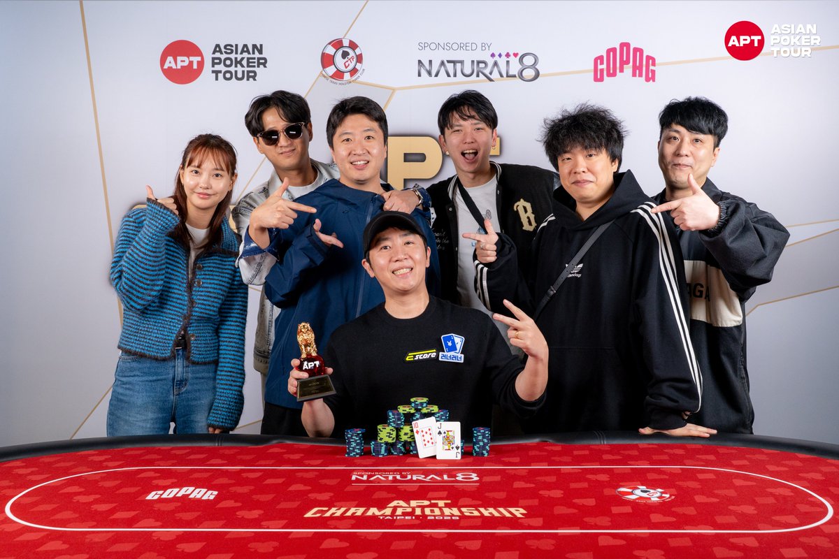 APT Championship, Taipei 2025 #55 Turbo - High Roller WINNER Jinho Hong

우승 상금 TWD 1,009,400 (한화 약 4,700만원)
