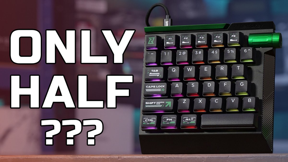 TechTeamGB's tweet image. LEMOKEY L0 HE 8K Review - One Handed Gaming Keyboard?? youtu.be/_UgPHyjezaU