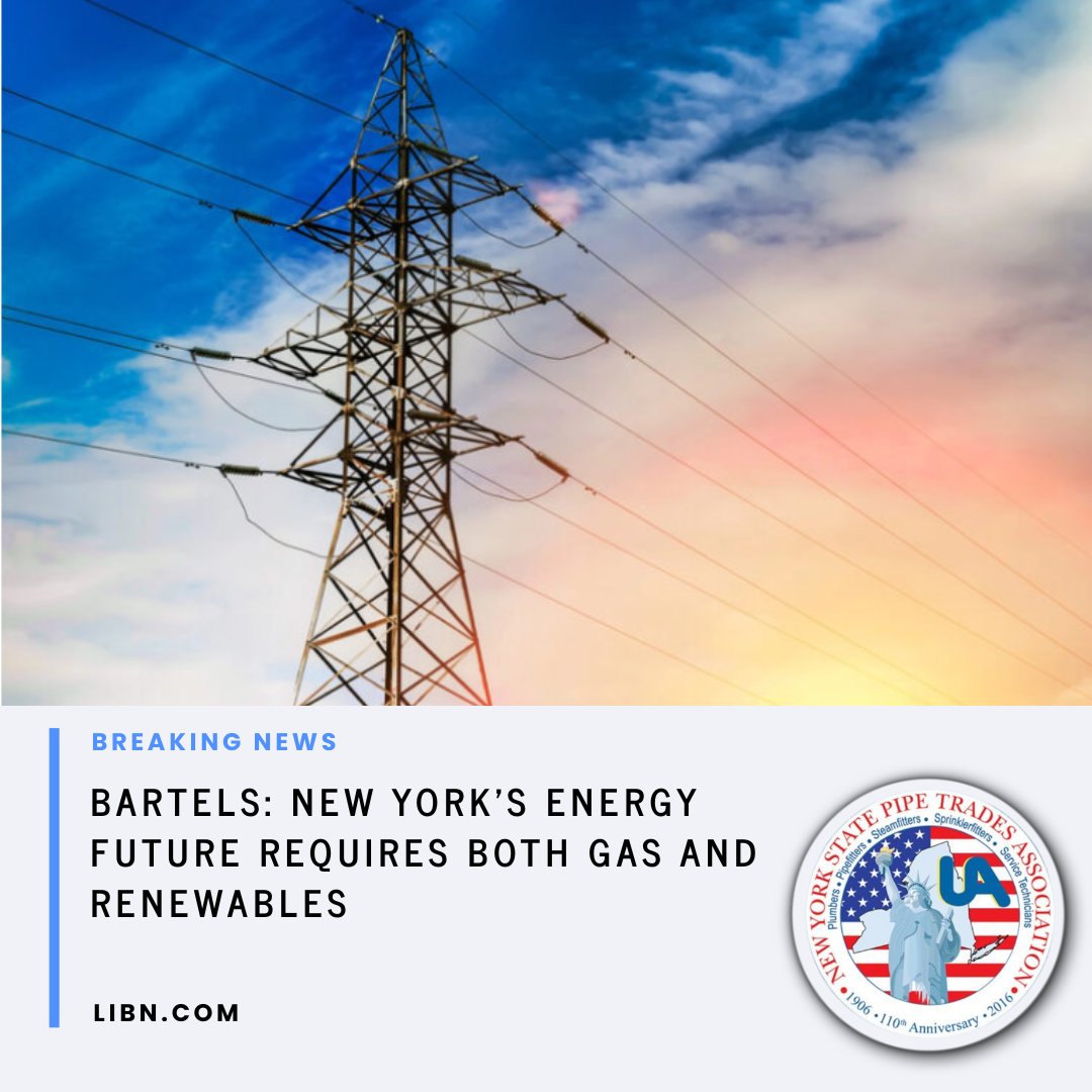 NYSPipeTrades's tweet image. #NewYork’s #energysystem is under pressure and stalled solutions are pushing us toward #crisis. Robert Bartels Jr. of @steamfitters638 champions #unionworkers and urges an #AllOfTheAbove” #energyplan. #Read the full article: bit.ly/3WJSAnl #NewYorkStatePipeTrades