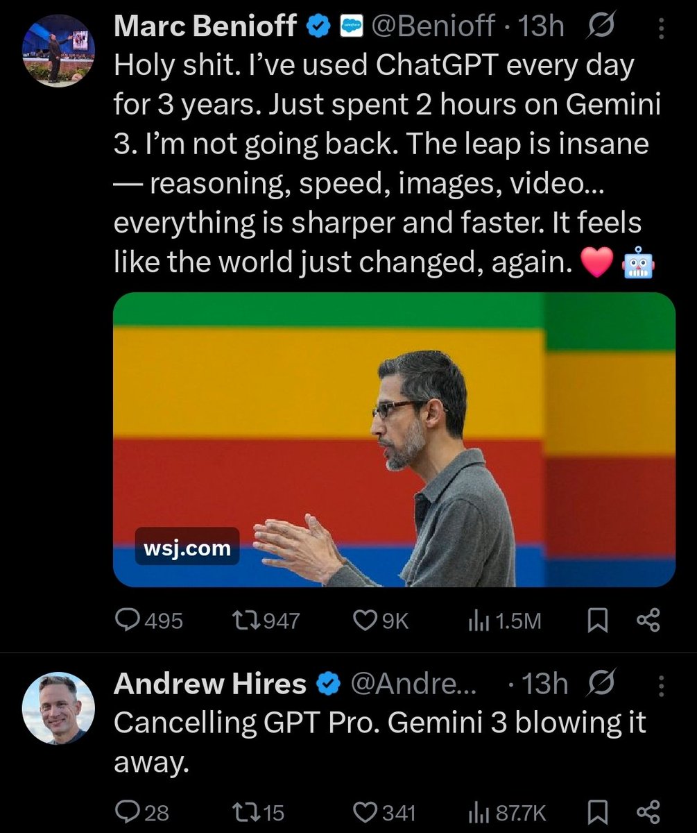 Gemini sentiment screenshot