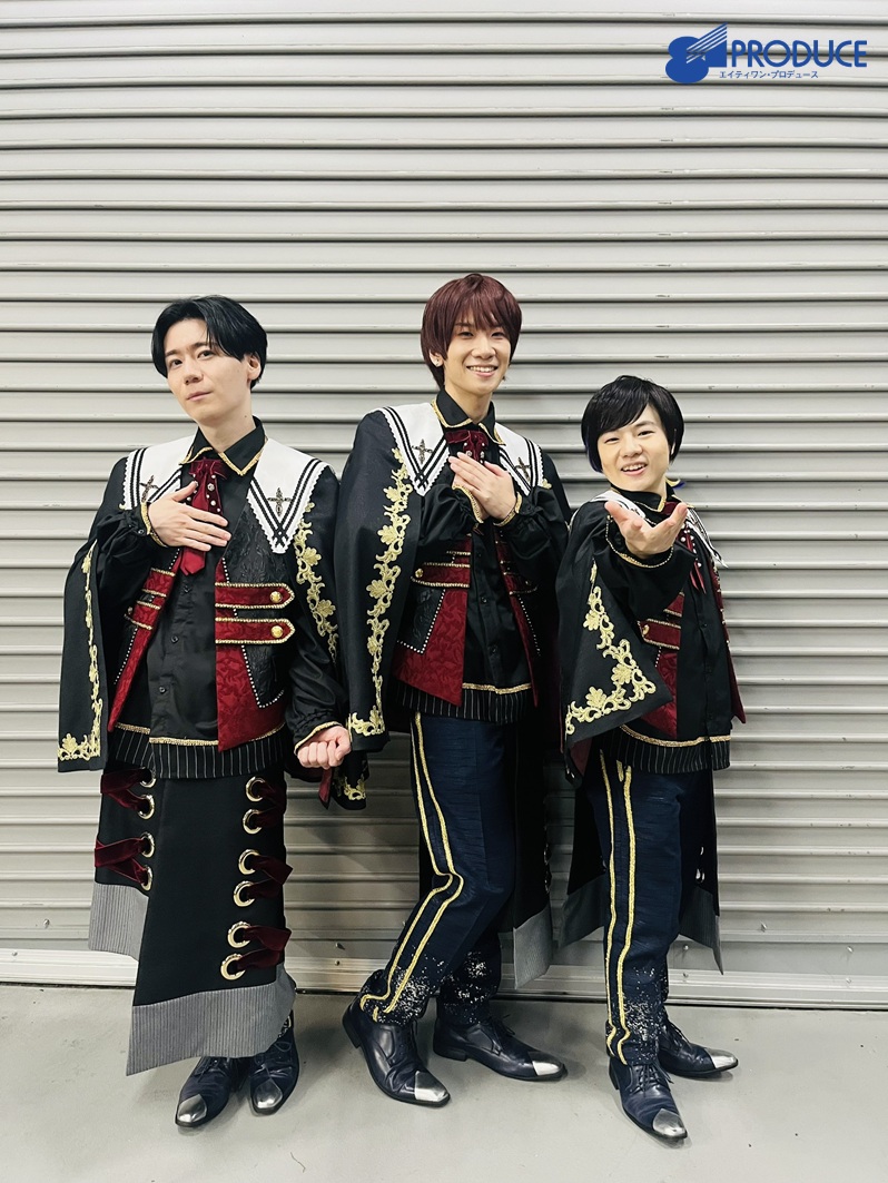 81pro_official's tweet image. Ra*bits
真白友也役：#比留間俊哉 
仁兎なずな役：#米内佑希 
天満光役：#小林大紀 

Knights
朱桜司役：#土田玲央 

Special for Princess！
カンナ役：#榊原優希 

Ha/Lo(シークレット)
仙石忍役：#新田杏樹 
朱桜司役：#土田玲央 
真白友也役：#比留間俊哉