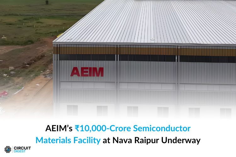 CircuitDigest's tweet image. ₹10,000-cr AEIM semiconductor materials project underway in Nava Raipur.
Read More - circuitdigest.com/news/aeims-100…
This development is expected to create 4,000+ high-skill jobs.

#TechNews #Semiconductors #Manufacturing #IndiaIndustry #BusinessNews