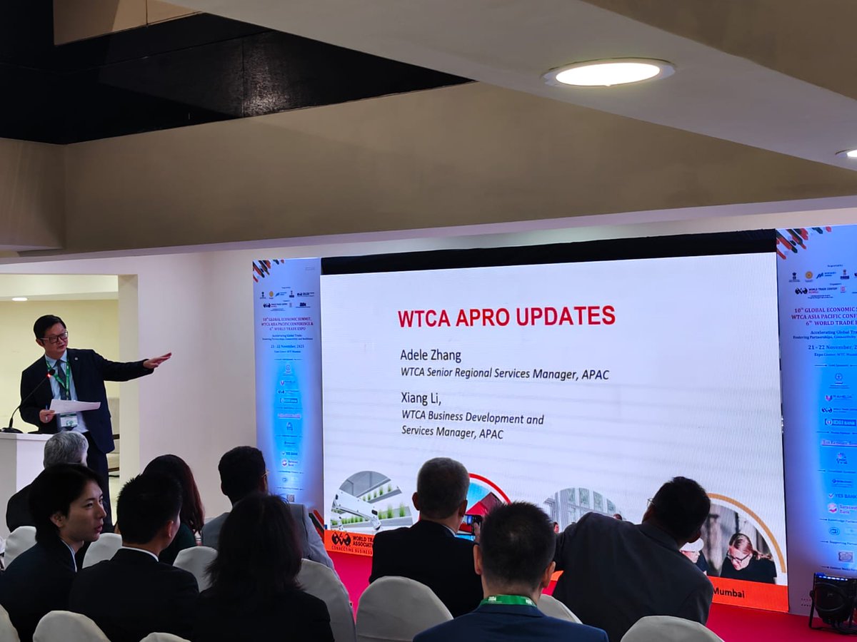 wtcamtz's tweet image. @wtcamtz participated in the WTC Asia Pacific Regional Meeting in Mumbai, contributing to a panel discussion on World Trade Center&apos;s impact on #global #trade communities and the transformative role of AI and #FinTech in democratizing finance. #MedTech #Innovation #AI #FinTech