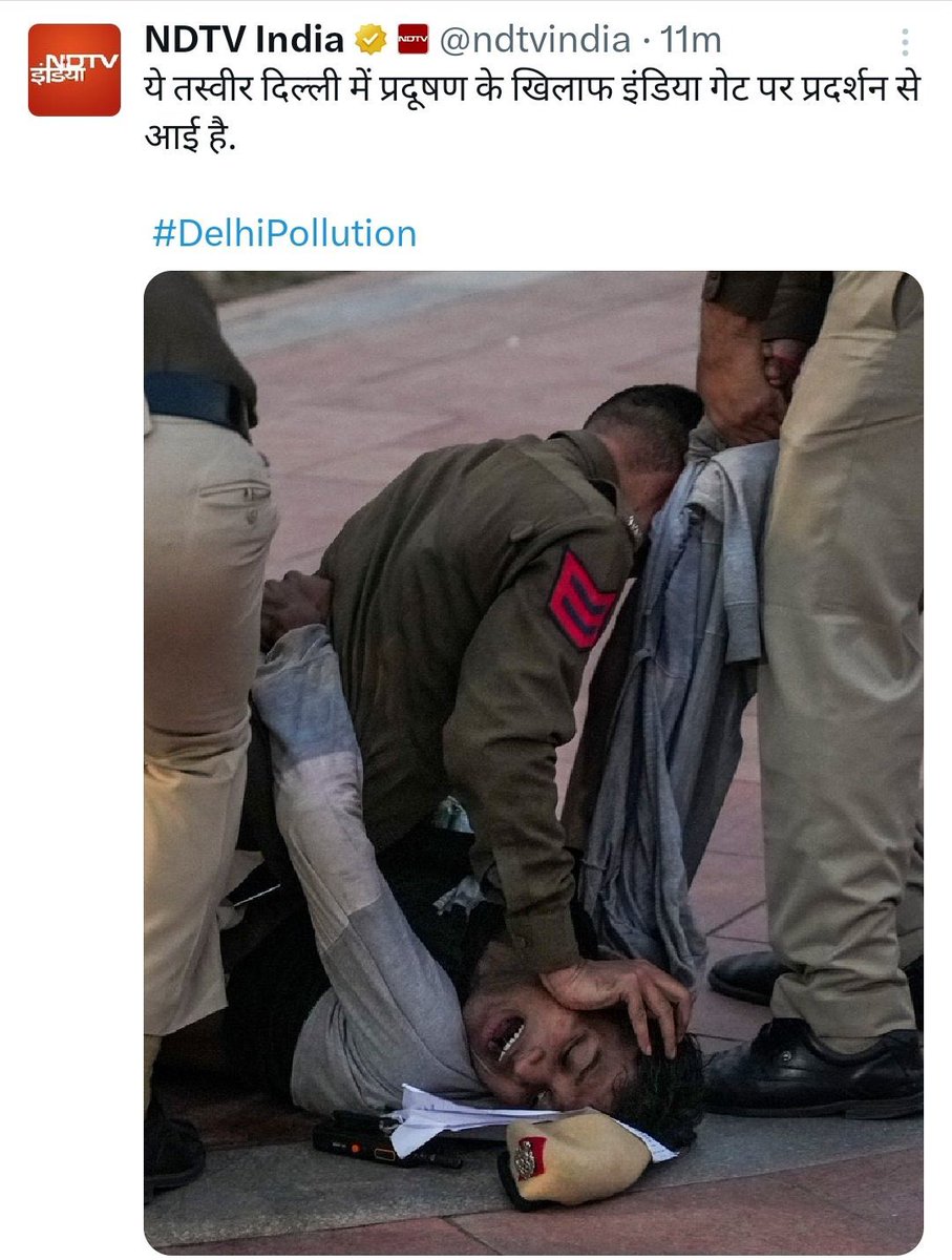 rakeshnest's tweet image. Indians are paying a heavy price for demanding clean air. #delhiAirPollution #SupremeCourt 

We don&apos;t know why Adani’s news channel #ndtv deleted the following X message.