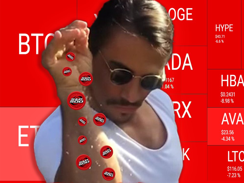 StupidPoor500's tweet image. After a green day yesterday, Stupid and Poor Index members are thrilled to see the market has returned to normality today 📉🧲