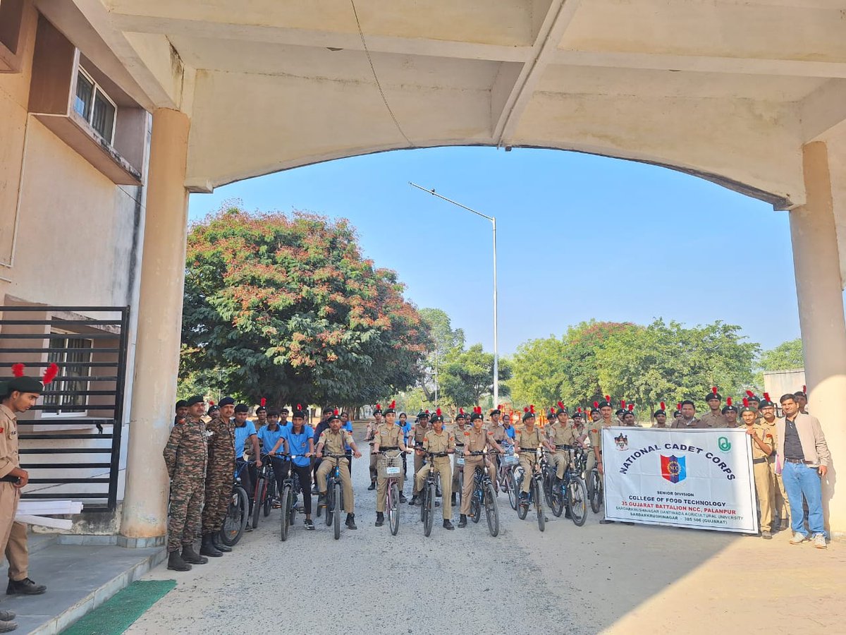 infobanaskantha's tweet image. બનાસકાંઠામાં ૩૫ ગુજરાત એન.સી.સી બટાલિયન દ્વારા એન.સી.સી દિવસની ઉજવણી કરાઈ

સાયકલ રેલી અને રક્તદાન કેમ્પ સહિત વિવિધ કાર્યક્રમનું કરાયું આયોજન

@CMOGuj @InfoGujarat @CollectorBK