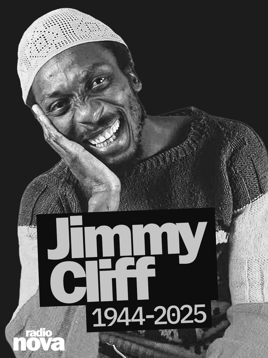 laRadioNova's tweet image. La légende du reggae Jimmy Cliff vient de s’éteindre à 81 ans. Celui qui a commencé à Kingston fut l’un des premiers à faire connaître le ska et le reggae au-delà de la Jamaïque. Sur Radio Nova aussi, il nous accompagnait avec ses titres cultes « Harder they come » et « You can…