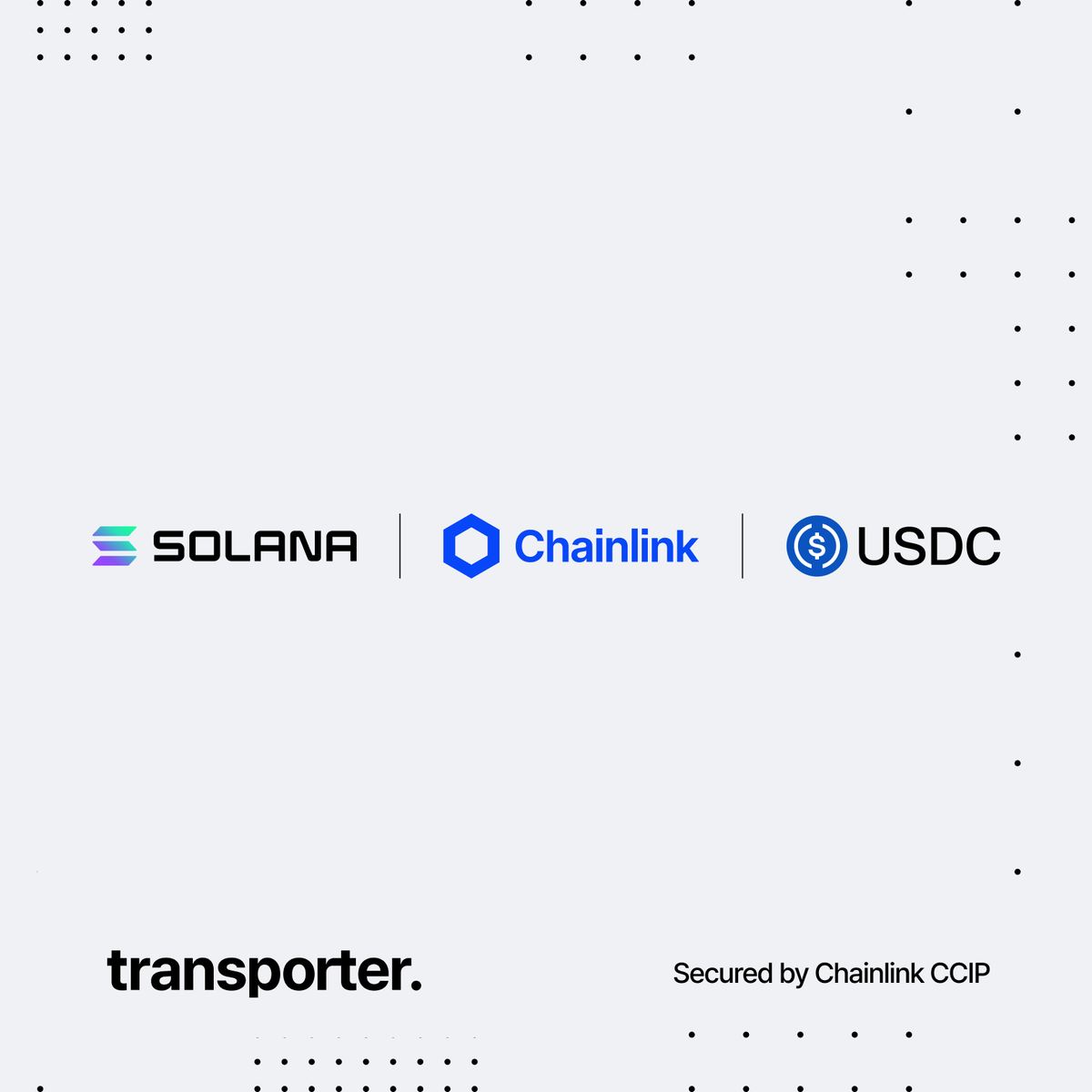 transporter_io's tweet image. now live on Transporter: cross-chain transfers of @circle’s USDC to and from @solana

one of the largest stablecoins in the world
now secured by the interoperability standard
unlocking internet capital markets

move USDC to/from Solana with transporter.io