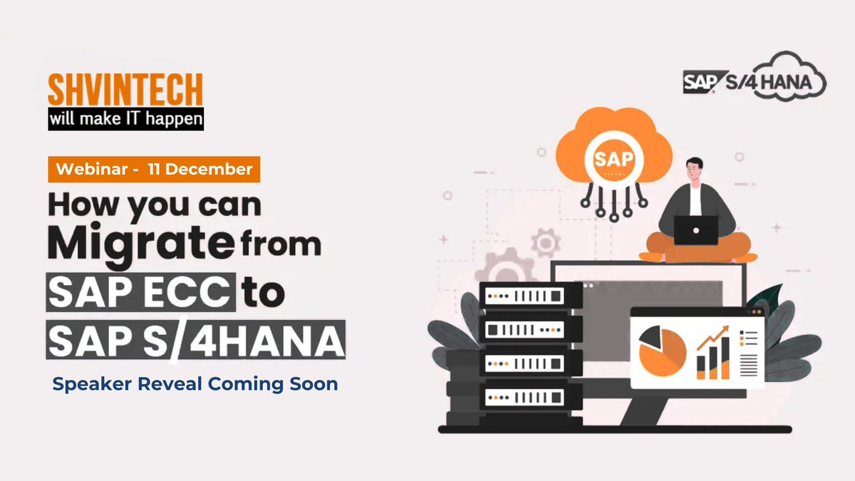 shvintech's tweet image. Join our upcoming SAP S/4HANA Transformation Webinar, where industry experts break down the strategies, challenges, and critical success factors shaping modern ERP transformation.
📅 11 December
🔔 Stay tuned for the speaker announcement!
#SAPMigration #S4HANA