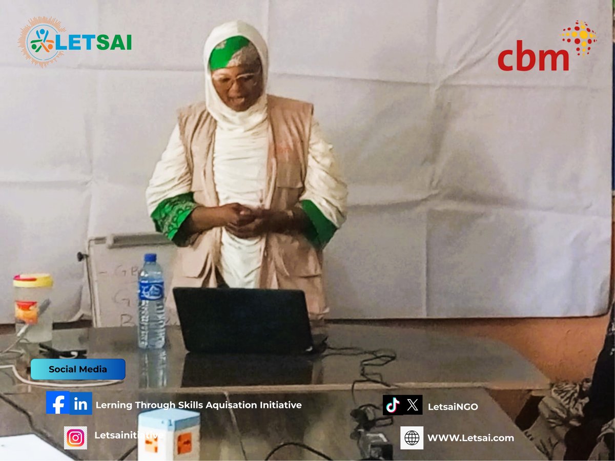 LetsaiNgo's tweet image. Today, LETSAI brought together Persons with Disabilities from three communities for a training on IGAs, basic business management, and book-keeping under the BASSICC Project. 

#DisabilityEmpowerment 
#SkillsTraining 
#InclusiveCommunities 

@UNICEF_Nigeria 
@UN
@UNWomenWatch