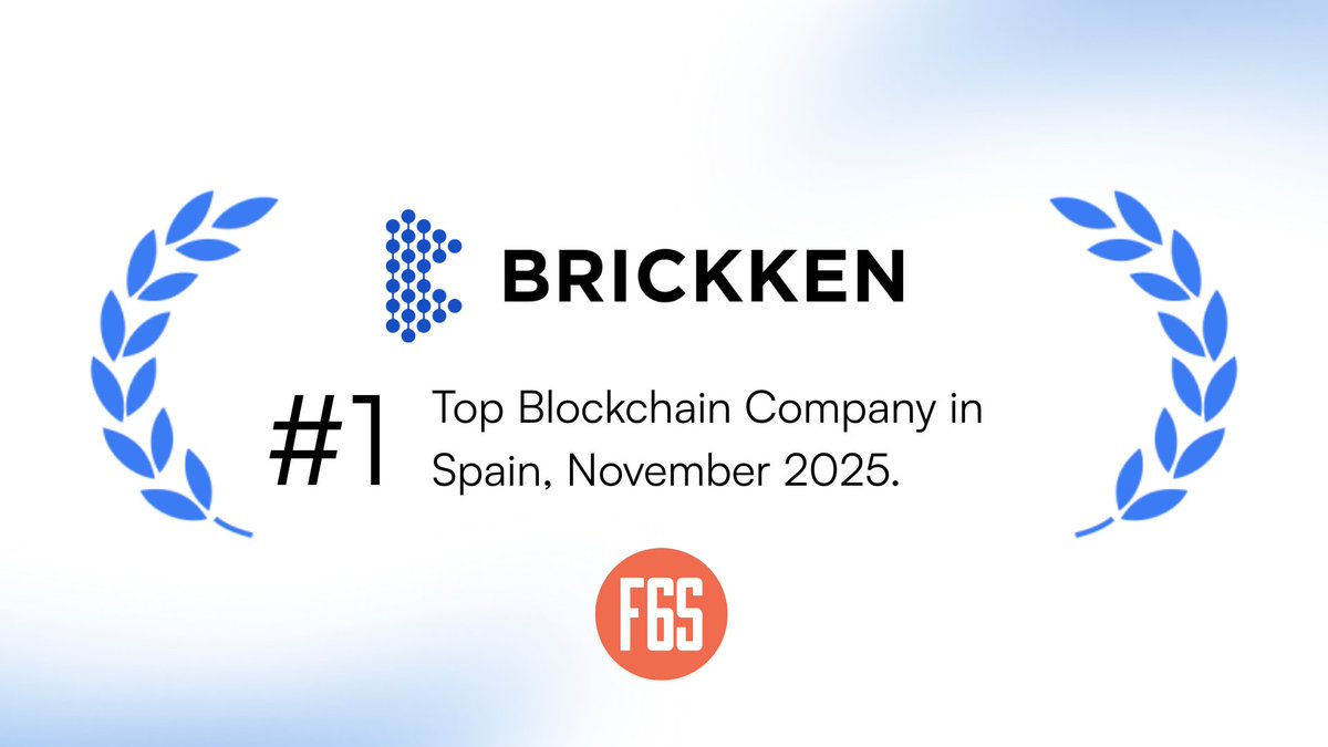 Brickken's tweet image. Top 100 Blockchain Companies in Spain | Brickken #1

Our work and consistency have not gone unnoticed.

We are proud to share that @Brickken has been ranked as the number one blockchain company in Spain in 2025.

This achievement belongs to our incredible team whose effort drives…