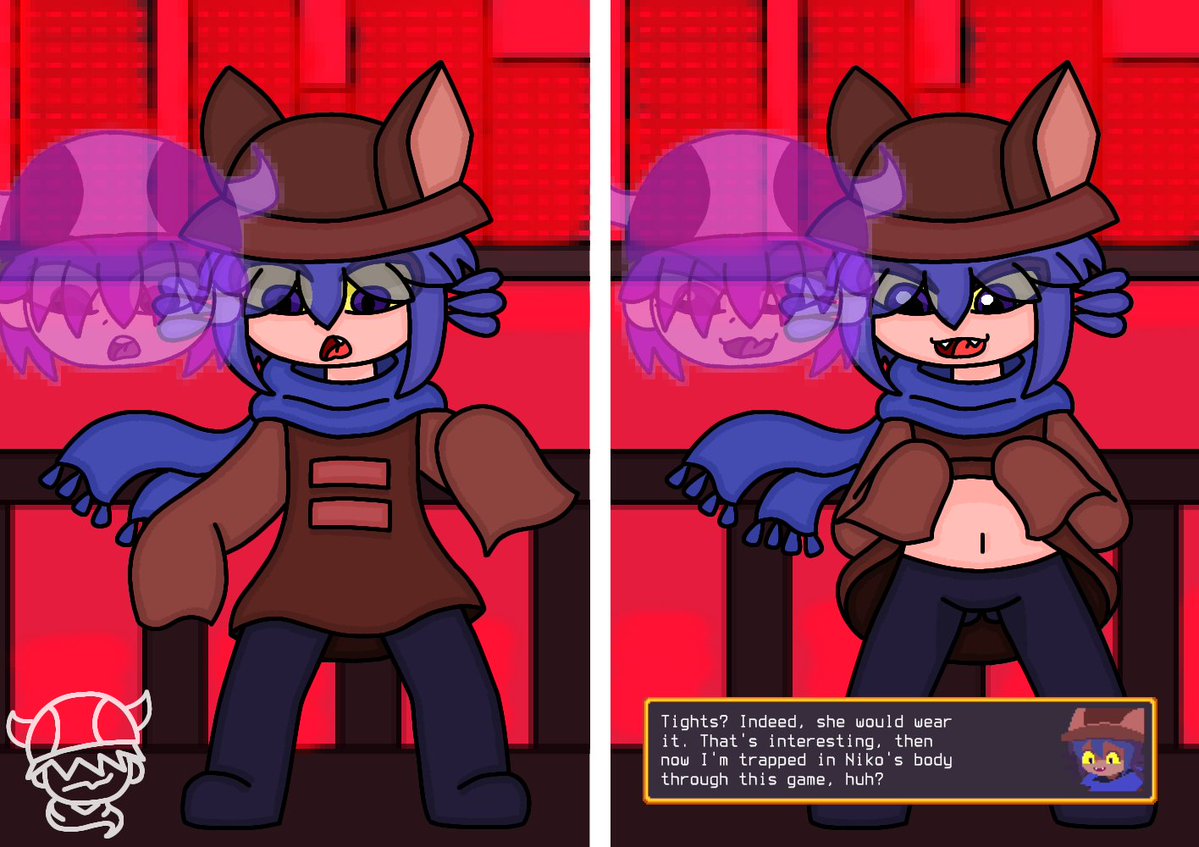 PursBorg's tweet image. Trapped in Niko&apos;s body (Oneshot game)

#Possession #TSF #BodySwap