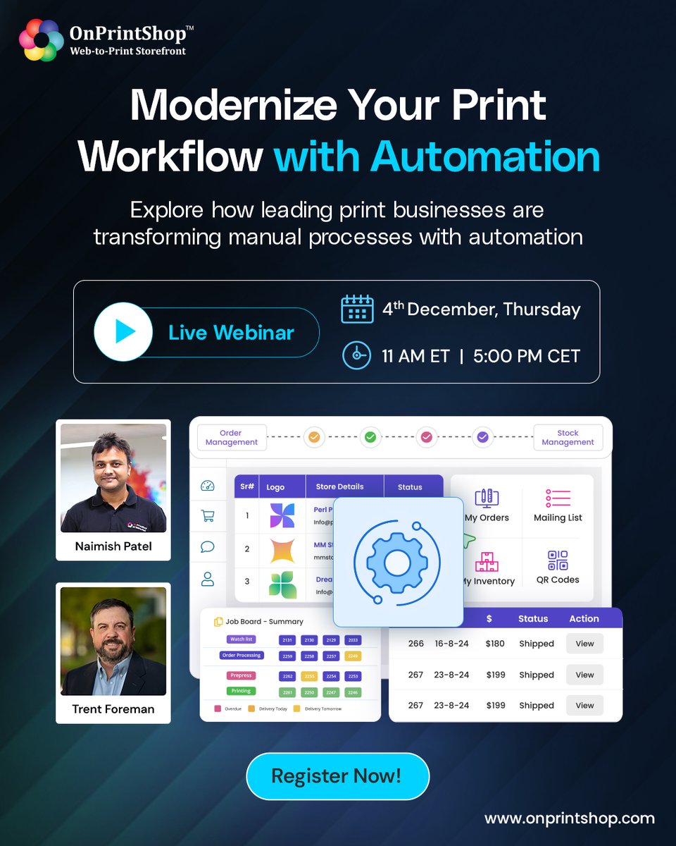onprintshop's tweet image. Manual print workflows slowing you down?

Learn how to boost production, cut errors &amp;amp; build a future-ready print business in this live webinar by @onprintshop: Modernize Your Print Workflow with Automation  

Register now: events.teams.microsoft.com/event/c0a22e00… 

#Webinar #PrintTech #Printing