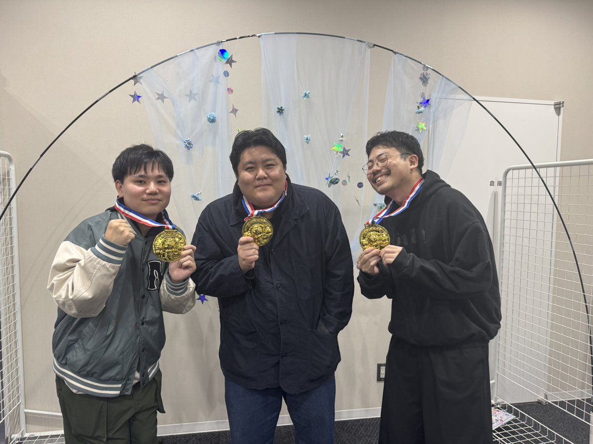 #T_AD_CUP チーム「綾波Pay」で優勝しました！
ぺるとも、かにちゃん、愛してる…
本当に楽しかったです、久々に会えた皆様、初対面で話してくれた皆様、ありがとうございました！ヤッター