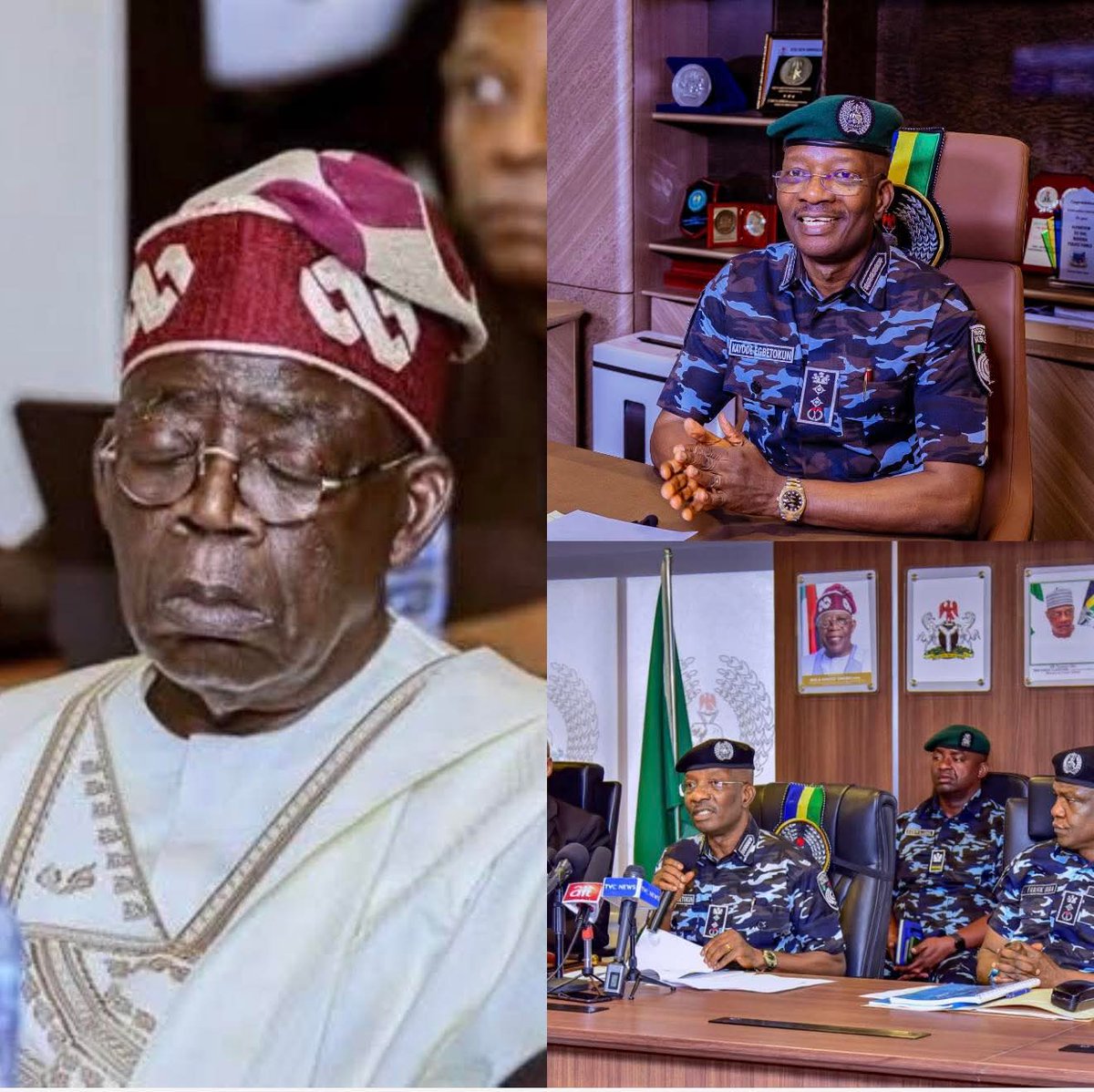 Breaking News 🚨🚨🚨❤️❤️

Tinubu has ordered the WITHDRAWAL of police officers guiding VIPs  .  Police will no longer be moving and providing security to rich men in the country .  

Henceforth, police authorities will deploy them to concentrate on their core police duties .